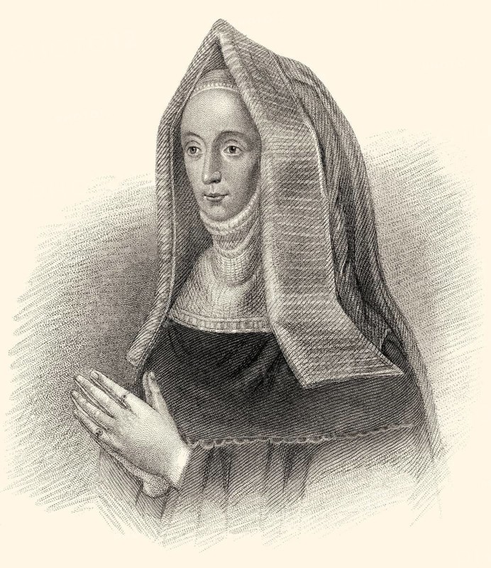 Margaret Beaufort, Gräfin von Richmond und Derby, 1443-1509, die Mutter von König Heinrich VII.