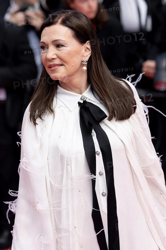 Cannes, France - 24.5.2024: Iris Berben on the red carpet during the Closing Ceremony of the 78th Cannes International Film Festival. The 78th Cannes International Film Festival will take place from 13 to 24 May 2025