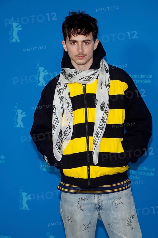 Timothee Chalamet at the photocall for the film 'Like A Complete Unknown' at the 75th Berlinale 2025 Berlin International Film Festival at the Hotel Grand Hyatt. Berlin, 14.02.2025