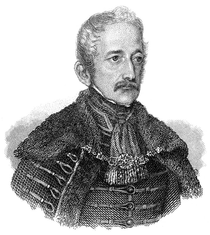 Alois Freiherr von Mednyánszky, 1784 - 1844, Hungarian writer and Historian, Alois Freiherr von Mednyánszky, 1784 - 1844, ungarischer Staatsmann, Geschichtsforscher und Publizist, Eszterhazy