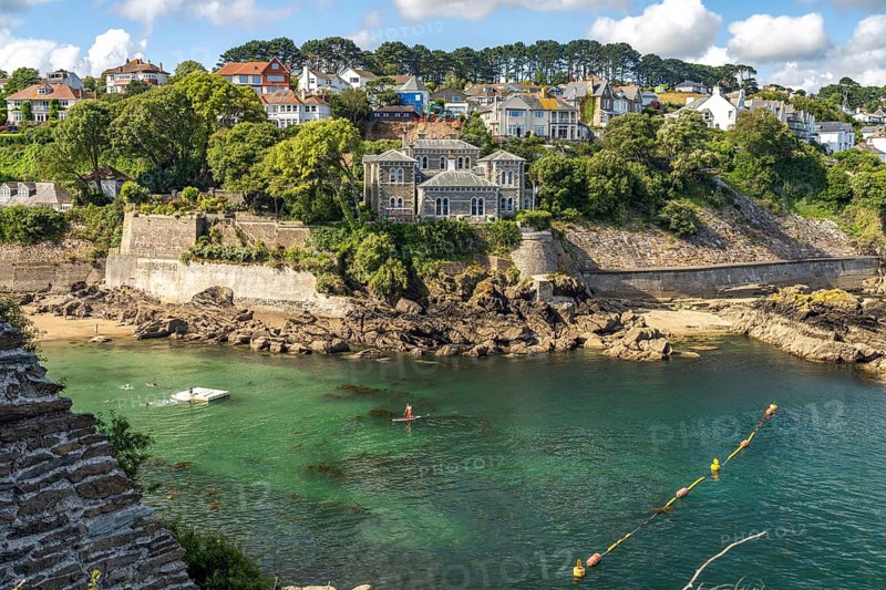 Readymoney Cove in Fowey, Cornwall, England, Great Britain
