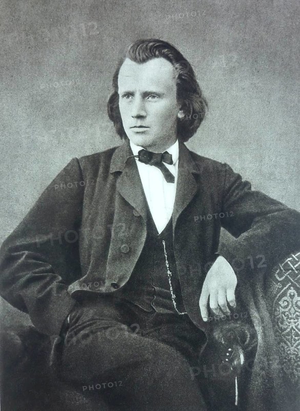 Johannes Brahms (7 May 1833 in Hamburg - 3 April 1897 in Vienna) was a German musician (composer, pianist, conductor) . Portrait 1866 He is one of the most important composers of the 19th century. He was a representative of High Romanticism. Contemporary history, historical