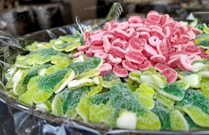 Sweets, jelly sweets, Prizren, Kosovo, Balkans