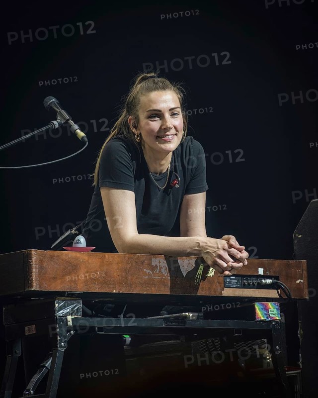 Lisa Nicklisch, keyboardist of Madsen live at Heute Nacht! 20th anniversary album debut tour in Berlin's Columbiahalle on 12/04/2025