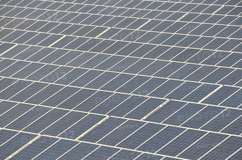 In Troisdorf-Oberlar, the currently largest ground-mounted photovoltaic system in North Rhine-Westphalia is installed on an area of 80, 000 square metres with an output of 3600 kWp, Troisdorf, North Rhine-Westphalia, Germany