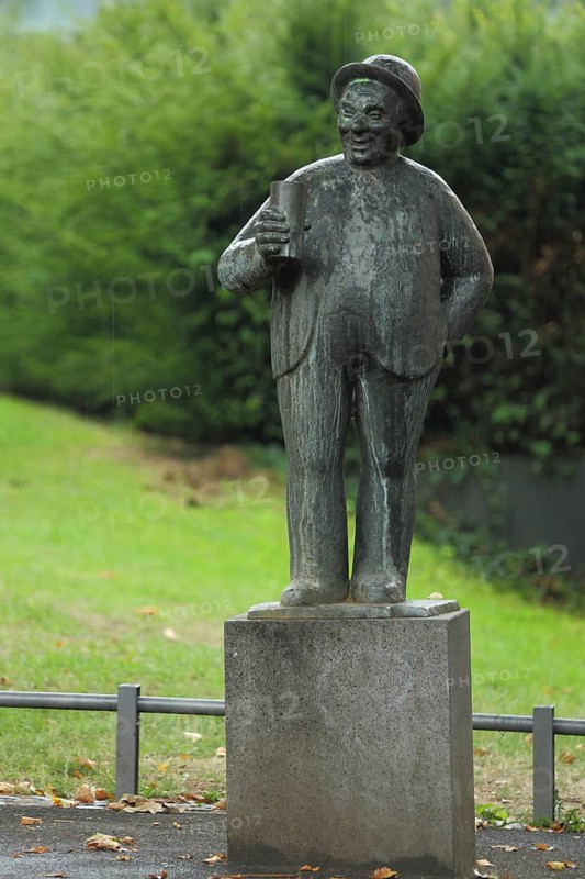 Mainzer Schoppenstecher, symbol, wine culture, drinking wine from cups, funny, humor, shopping, Mainz, Rhineland-Palatinate, Germany