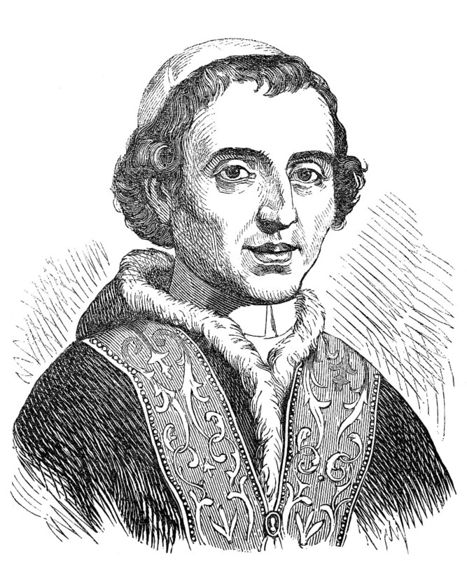 Pope Pius VII, 14 August 1742 – 20 August 1823, reigned as Pope from 14 March 1800 to his death