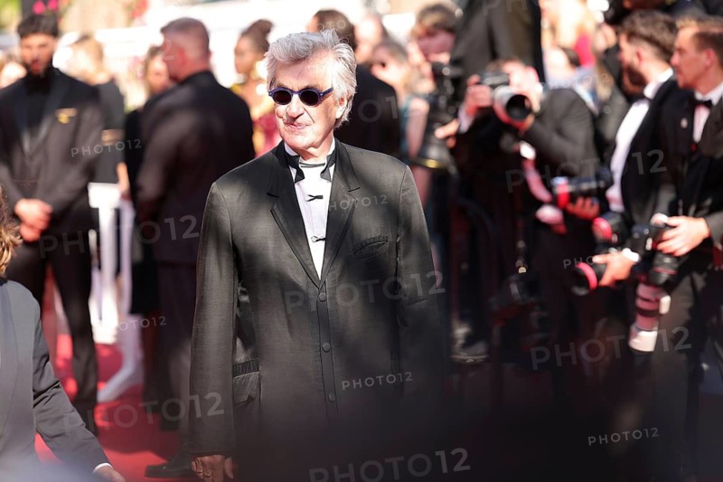 Cannes, France, 25 May 2024: Wim Wenders at the closing ceremony on the red carpet of the Palais des Festivals during the 77th Cannes International Film Festival. The 77th Cannes International Film Festival will take place from 14 to 25 May 2024