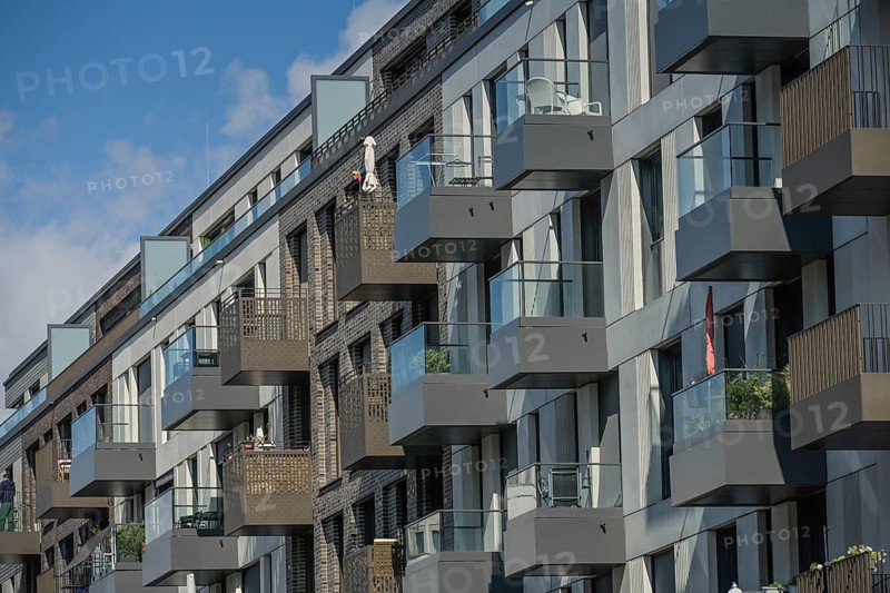 New build, flats, Kurfürstenstraße, Tiergarten, Mitte, Berlin, Germany