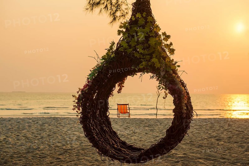 Ao Phrao Beach, sunset, Koh Kood, Koh Kut, Gulf of Thailand, Thailand