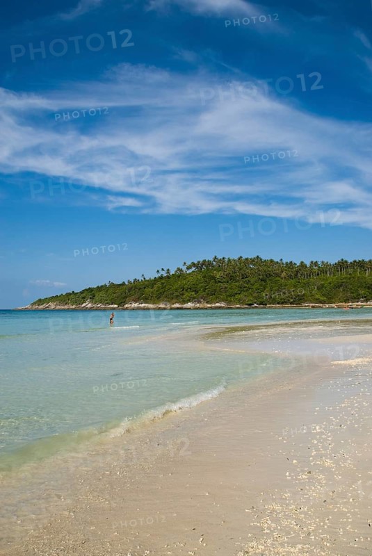 Siam Bay on Racha Yai Island off the southern tip of the Thai holiday island Phuket, Thailand, Siam, Asia, Southeast Asia, beach, sandy beach, paradise on earth, paradisiacal