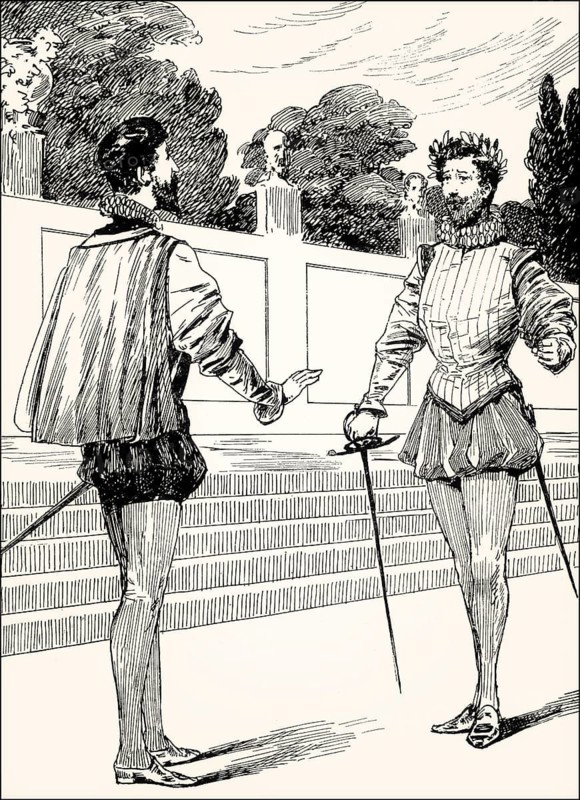The fight between Torquato Tasso and Antonio Montecatino, Torquato Tasso a play by Johann Wolfgang von Goethe