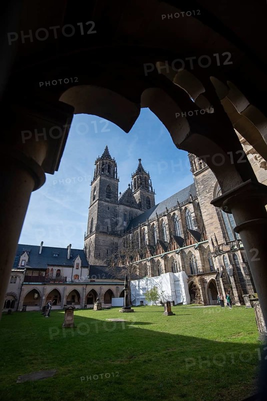 Magdeburg Cathedral, Cloister, Magdeburg, Saxony-Anhalt, Germany