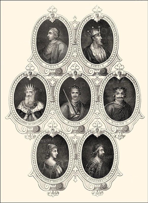 Könige von England, 10. und 11. Jahrhundert