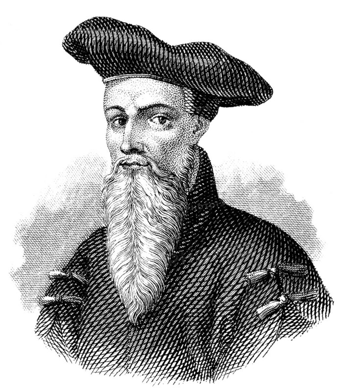 Johann Fust or Faust, c. 1400 - 1466, an early German printer, Johannes Fust, um 1400 - 1466, ein deutscher Buchdrucker und Verleger