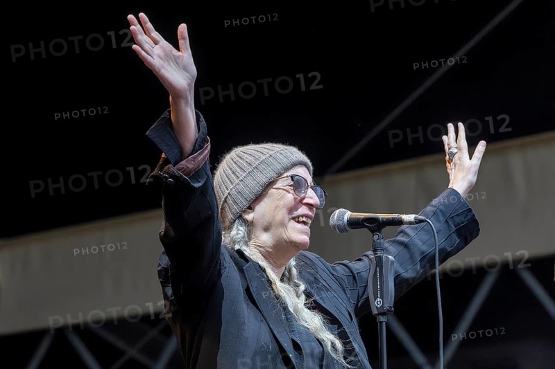 Patti Smith, singer, songwriter, USA, Patti Smith Quartet, open air at the Citadel Music Festival, 11 July 2025, Spandau Citadel, Berlin, Germany < english> Patti Smith, singer, songwriter, USA, Patti Smith Quartet, open air at the Citadel Music Festival, July 11, 2025, Spandau Citadel, Berlin, Germany