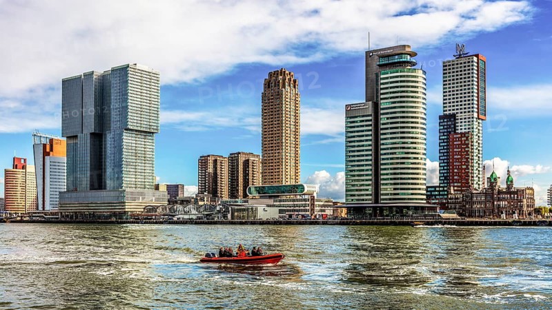 City panorama, Rotterdam, Netherlands