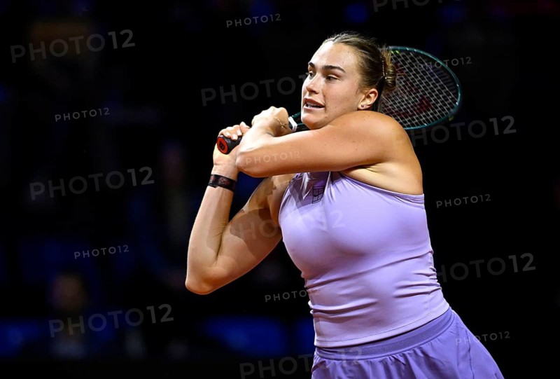 Aryna Sabalenka BLR, action, women's tennis Porsche Cup, Grand Prix, GP, Stuttgart 2025, Porsche Arena, Stuttgart, Baden-Württemberg, Germany