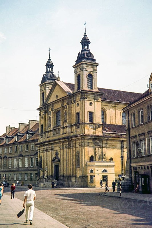 Church of the Holy Spirit, 3 Dluga Street in the New Town district of Warsaw, Poland, Eastern Europe 1969