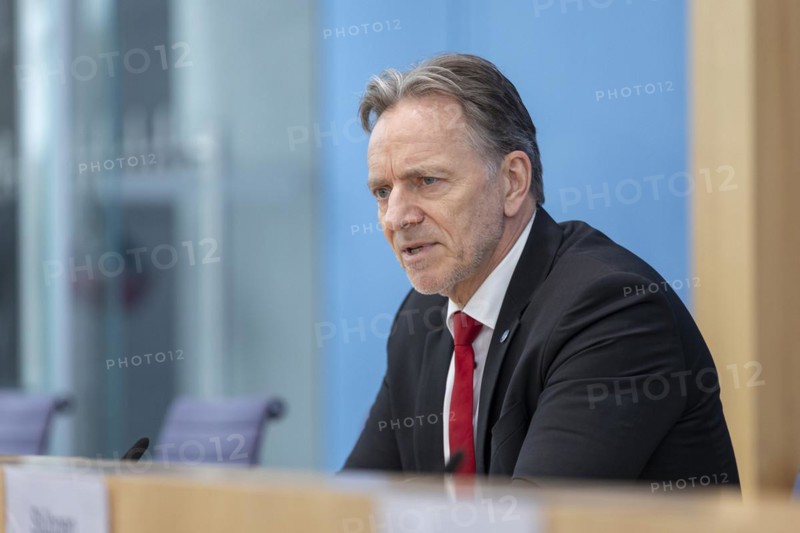 Holger Münch, President of the Federal Criminal Police Office, recorded at the Federal Press Conference on the presentation of the 2023 police crime statistics in Berlin, 9 April 2024