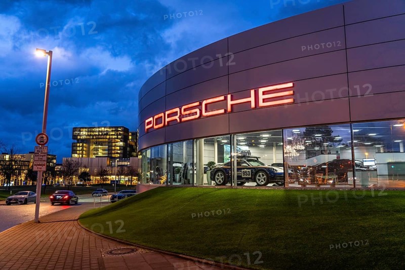 Porsche Centre Essen, car dealership, showroom, Essen North Rhine-Westphalia, Germany