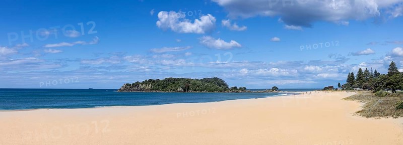 Tauranga harbour and Bay of Plenty scenic shoreline