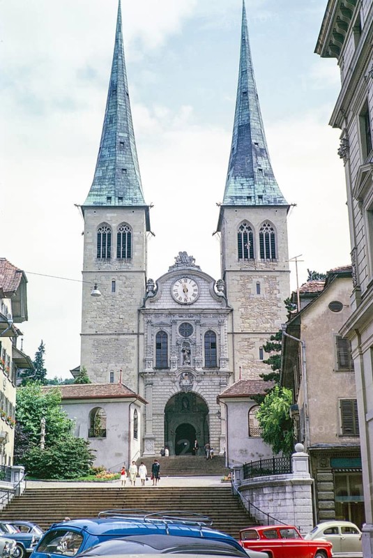 Church of St Leodegar, Lucerne, Switzerland, Europe, 1963