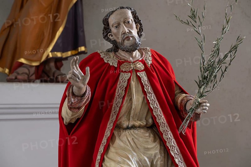 Palmesel, detail, in the parish church of St Peter and St Paul, Kirchstraße 25, Telfs, Tyrol, Austria