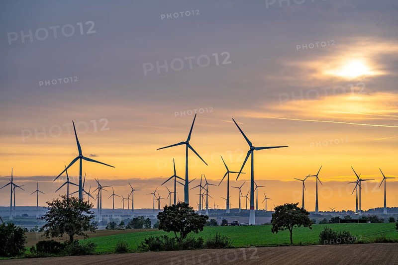 Wind farm, south of the village of Helmern, belongs to Bad Wünnenberg, Paderborn district, OWL, North Rhine-Westphalia, Germany