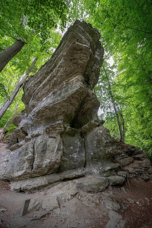 Rocks in Franconian Switzerland, Bavaria, Germany