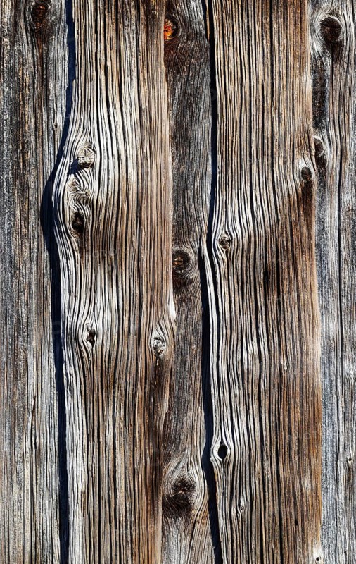Old weathered wooden boards on a wooden wall, farmhouse, Upper Austria, Austria