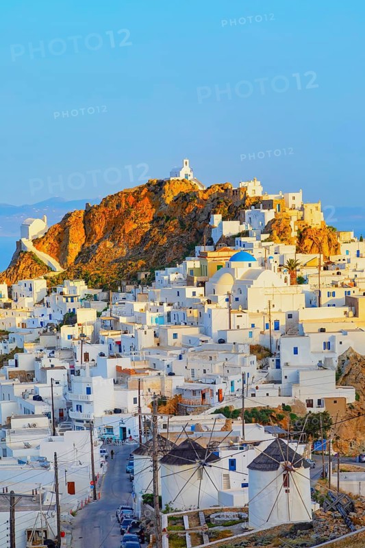 Chora village, Chora, Serifos Island, Cyclades Islands, Greece