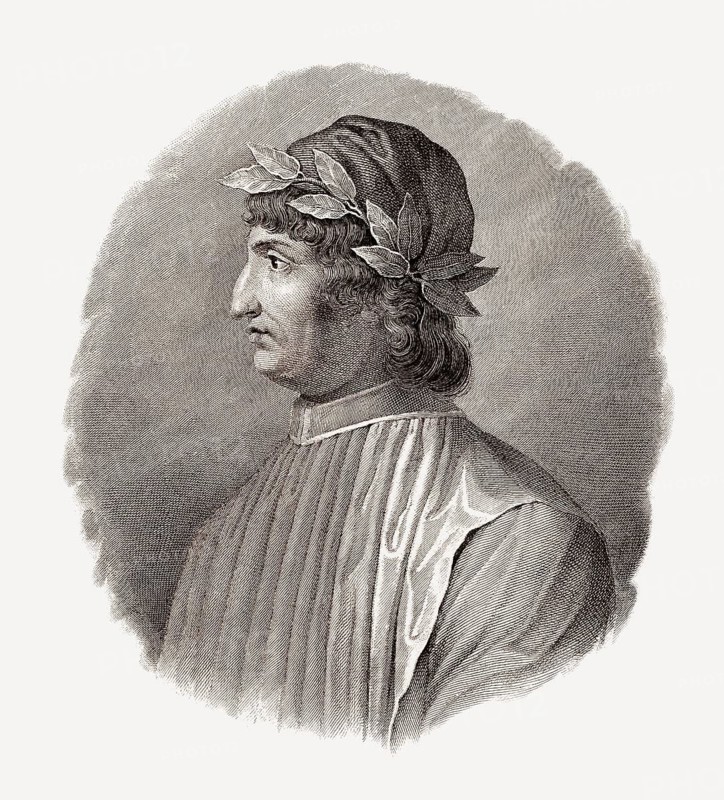 Agnolo Ambrogini, nickname Poliziano, 1454 – 1494, an Italian classical scholar and poet of the Florentine Renaissance