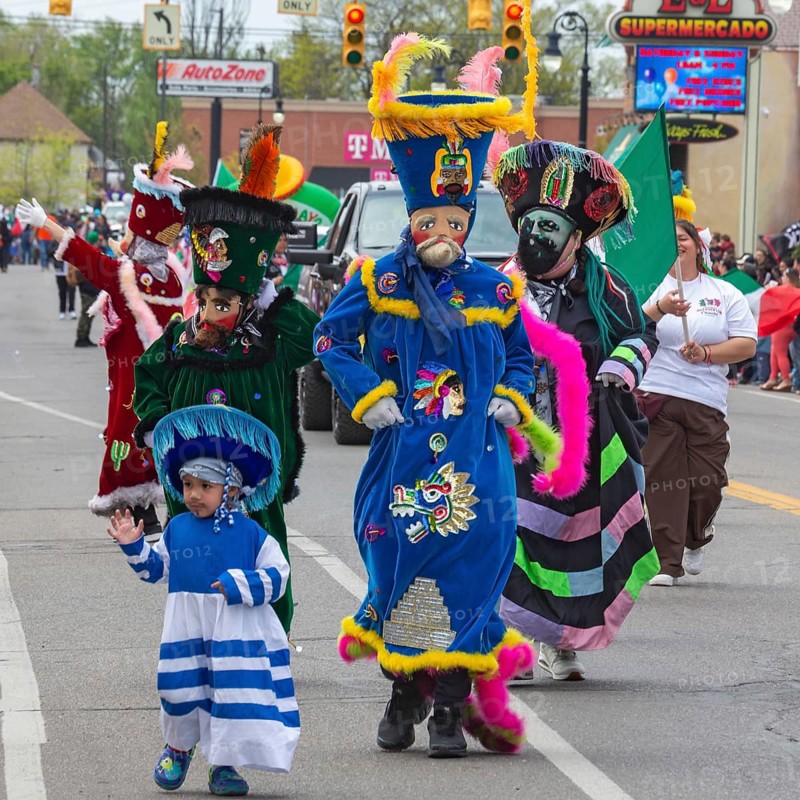 Detroit, Michigan USA - 3 May 2026 - The annual Cinco de Mayo parade in southwest Detroit, a heavily Mexican-American community
