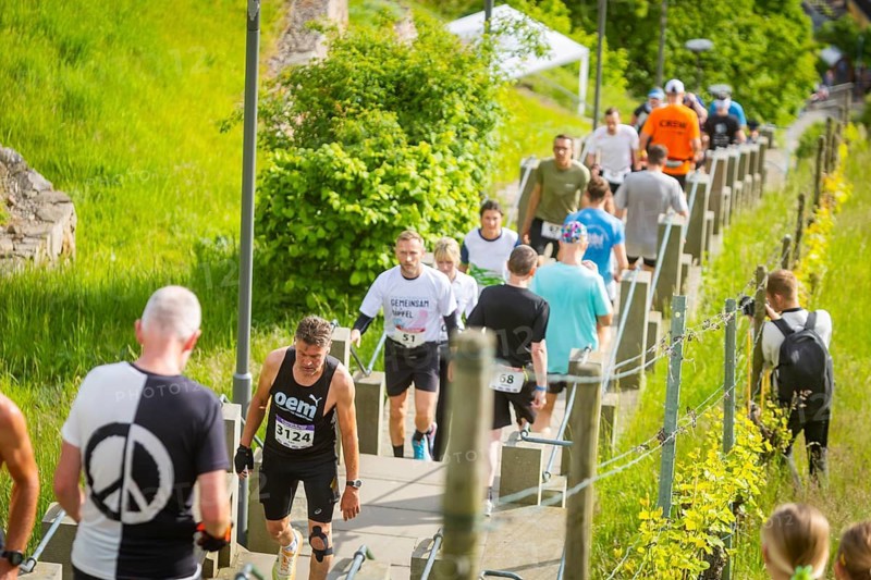 The Saxon Mt Everest Stair Marathon has been an extreme sports event on the Spitzhaustreppe in Radebeul-Oberlößnitz, Radebeul, Saxony, Germany since 2005