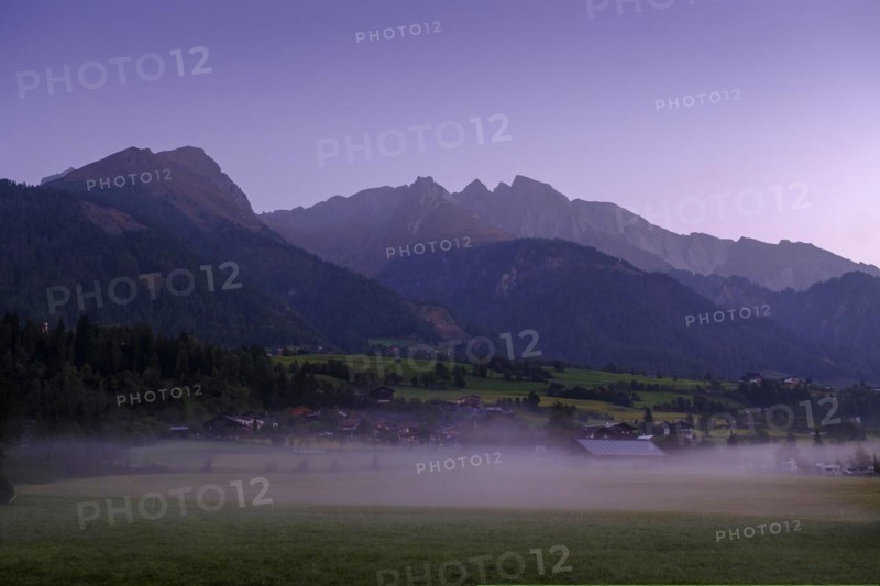 Obermauern near Virgen, Virgental, behind Mitteregspitze and Ochsenbug, East Tyrol, Tyrol, Austria