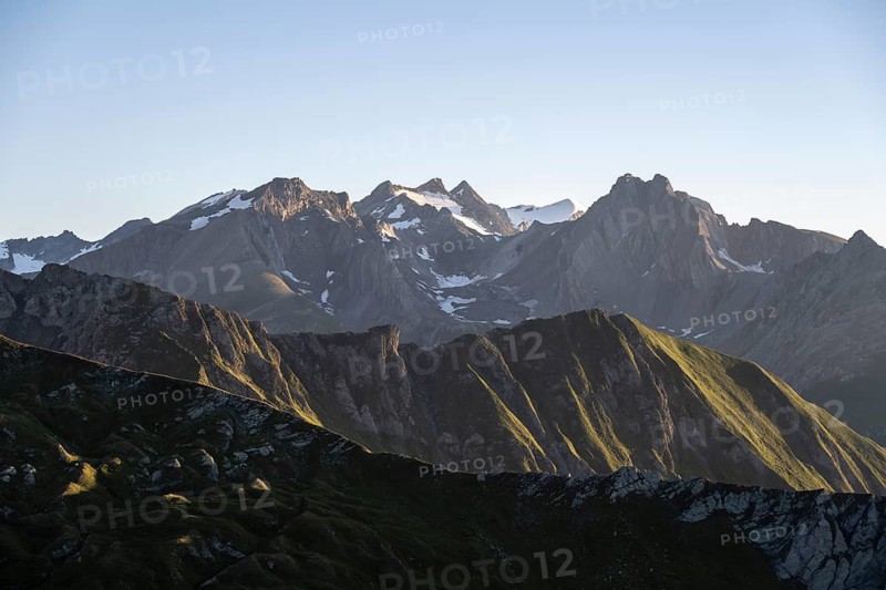 Steingrubenkopf, Dreiherrenspitze and Simonyspitze, high mountains, Venedigergruppe, Hohe Tauern, Austria