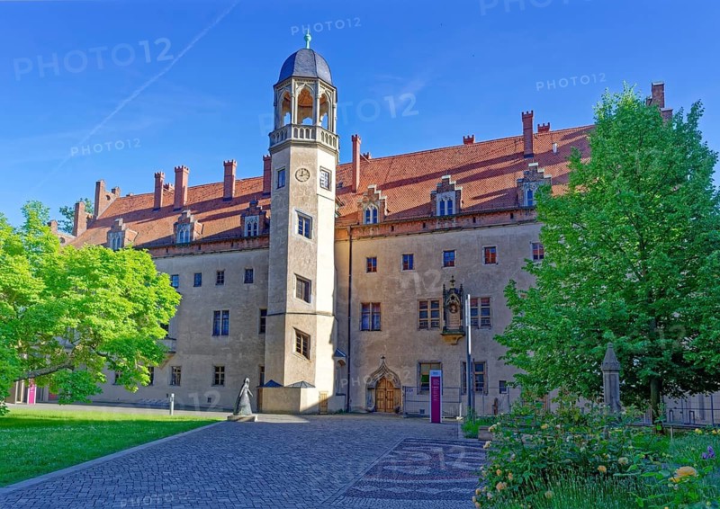 The Luther House in the old town of Wittenberg is a UNESCO World Heritage Site. Luther city Wittenberg, Saxony-Anhalt, Germany