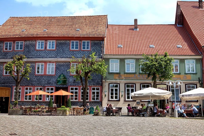 Market place, Alfeld, Leine, Lower Saxony, Germany, Europe, Marktplatz, Alfeld an der Leine, Niedersachsen, Deutschland, Europa