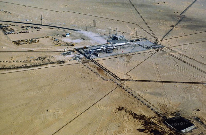 Oil industry in the Ras Tanura area, Saudi Arabia, 1979