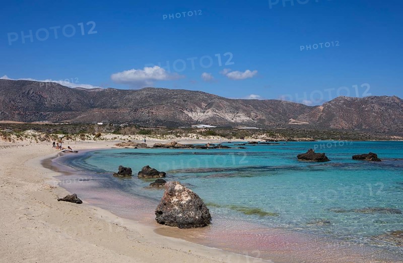 Elafonissi beach, south-west Crete, Crete, Greece