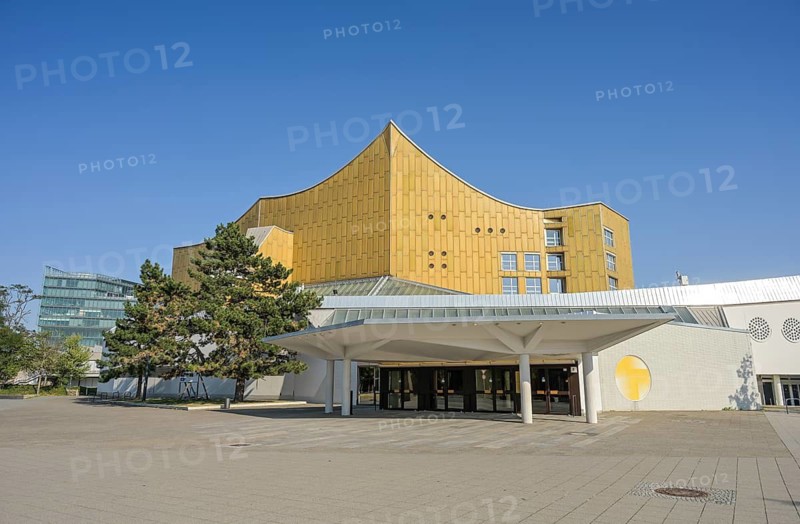 Philharmonie, Kulturforum, Tiergarten, Mitte, Berlin, Germany