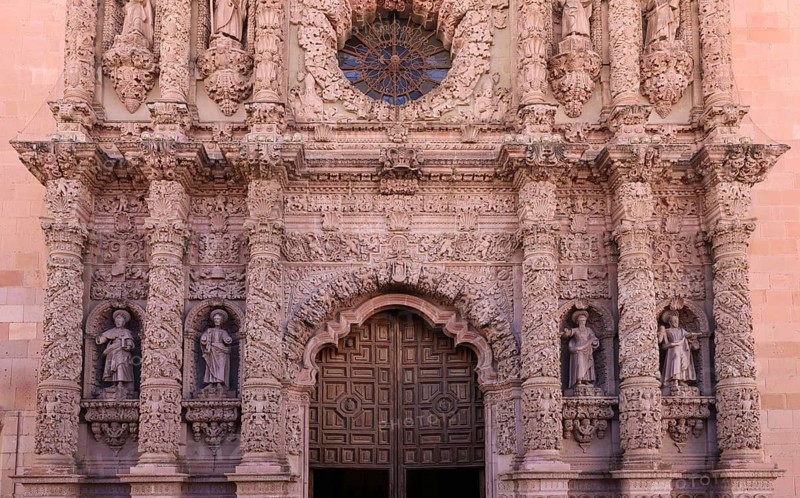 Cathedral Our Lady of the Assumption of Zacatecas, Catholic Basilica in Zacatecas historic center