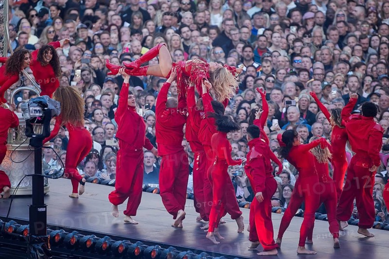Helene Fischer live on 360° stadium tour in Berlin's Olympic Stadium on 13.06.2026. Note: Editorial use only in relation to the concert or the current tour