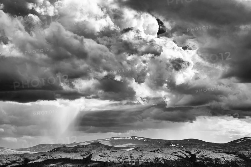Rain shower, Alvdal Vestfjell, Hedmark, Innlandet, Norway, June 2026