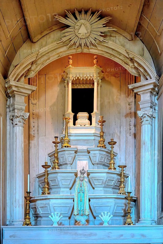 Santa Maria da Alcacova Church, Holy Sacrament chapel, Santarem, Ribatejo, Portugal