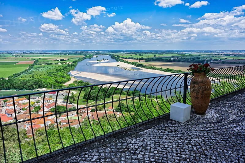 View over the Tagus River, Santarem, Ribatejo, Portugal