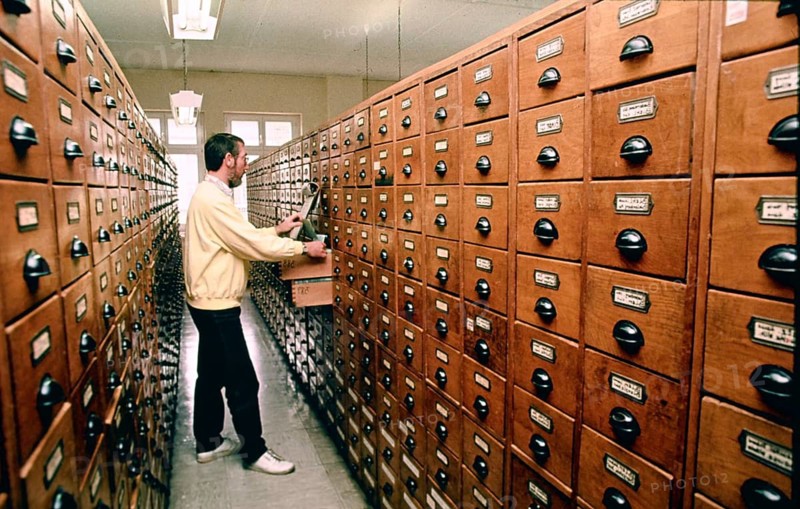 Berlin Document Center, where the American Allies collected all documents about the Nazi era, in particular member profiles of the NSDAP, Gestapo, etc