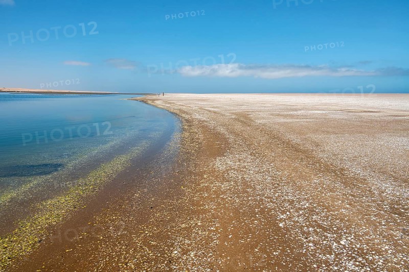 Sandwich Harbour Lagoon Beach, Impressive Desert Landscape, Namib Naukluft Park, Namib Desert, Namibia