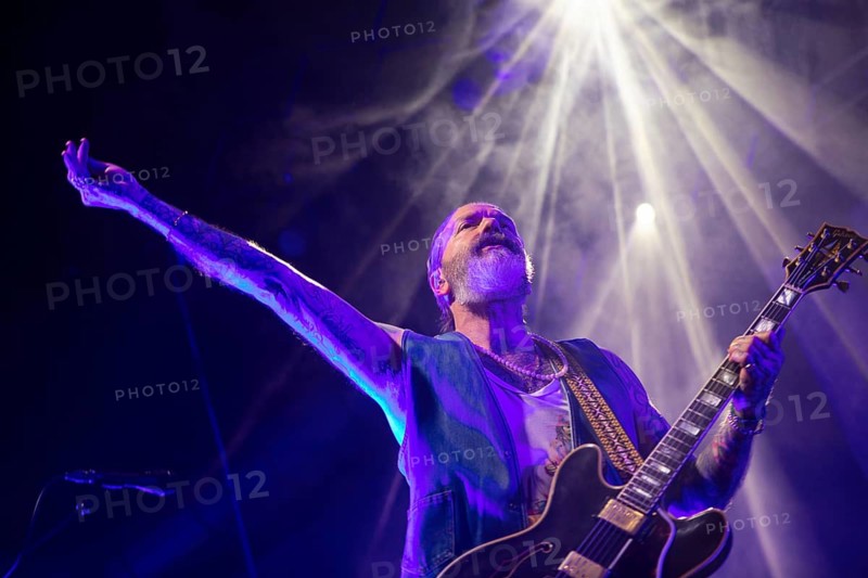 Dallas Green (vocals, rhythm guitar) from the Canadian band Alexisonfire, live at Huxleys Neue Welt in Berlin on 17 June 2026